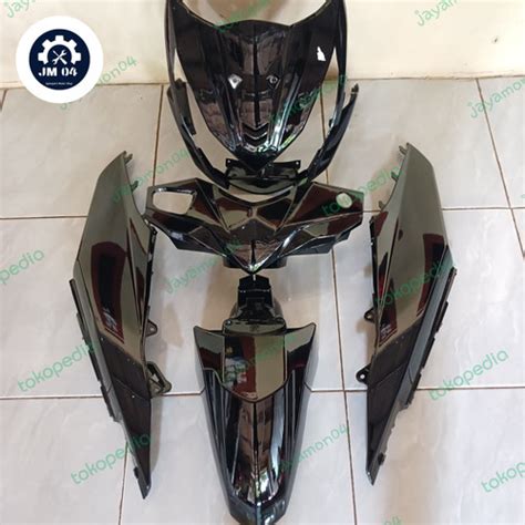 Jual Cover Body Halus Motor Honda Beat Fi Lama Warna Hitam