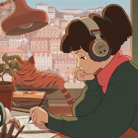 Lofi Study Girl Studying Girl Hd Phone Wallpaper Pxfuel