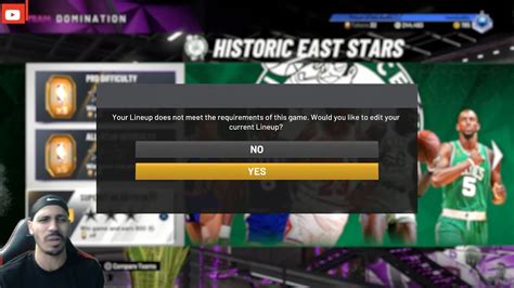 Your Lineup Doesn T Meet The Requirements Fix In Nba K Myteam Youtube