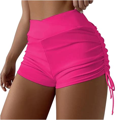 TOWED22 Womens High Waisted Bikini Bottom Full Coverage Board Shorts