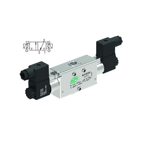 3 2 Solenoid Solenoid W External Air Pilot Inline Valve Interface