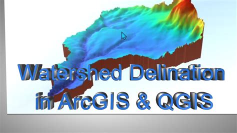 Watershed Delineation In Arcgis And D View In Qgis Qgistutorials