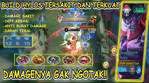 HYLOS BUILD DAMAGE BUILD HYLOS TERSAKIT DAN TERKUAT HYLOS TANK TERKUAT