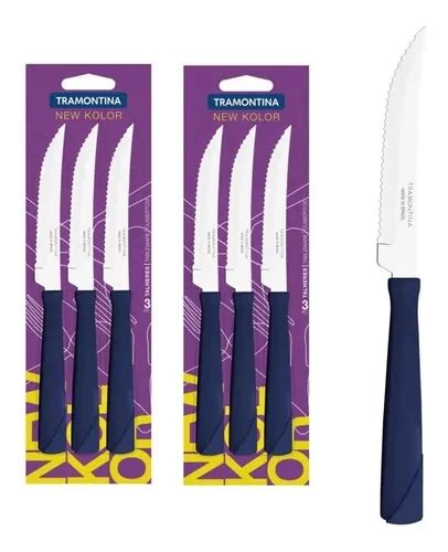 Cuchillo Tramontina L Nea New Kolor Juego Set X Unidades