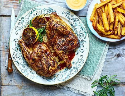 Kyckling i ugn med pommes och srirachamajonnäs Viva vin o mat