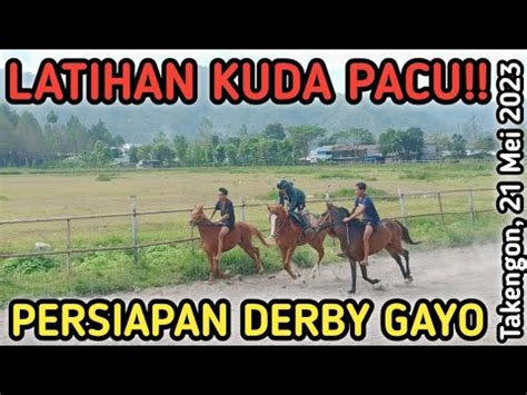 PERSIAPAN EVENT PACUAN KUDA TRADISIONAL GAYO 2023 PULUHAN KUDA MULAI