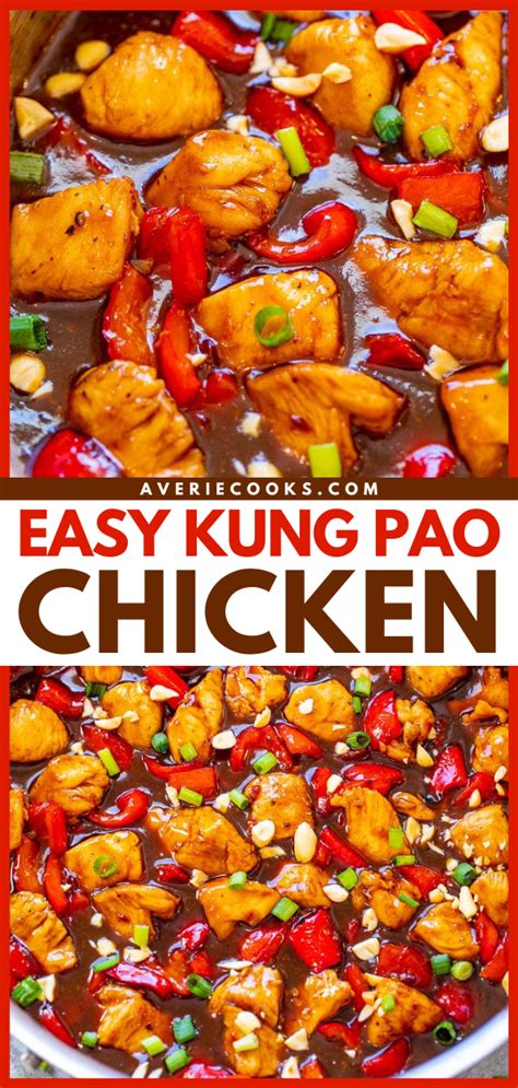 Kung Pao Chicken Better Than Takeout Averie Cooks