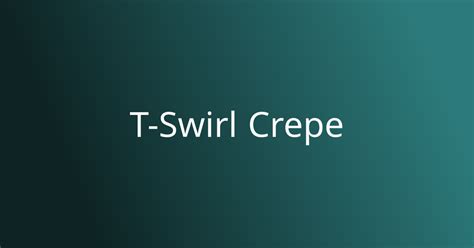 Order Authentic Chinese Online | T-Swirl Crepe - Pickup or Delivery ...
