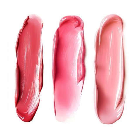 Premium Photo Pink Lipstick Smear Cream Makeup Texture Top View Of