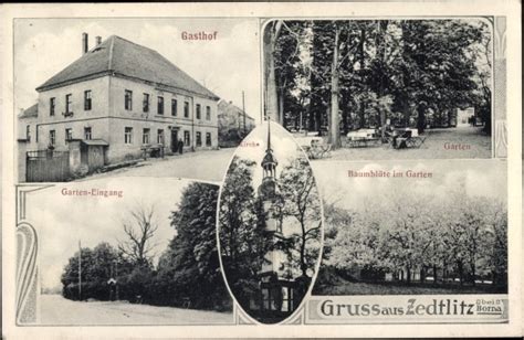 Ansichtskarte Postkarte Zedtlitz Wyhratal Borna In Sachsen Gasthof