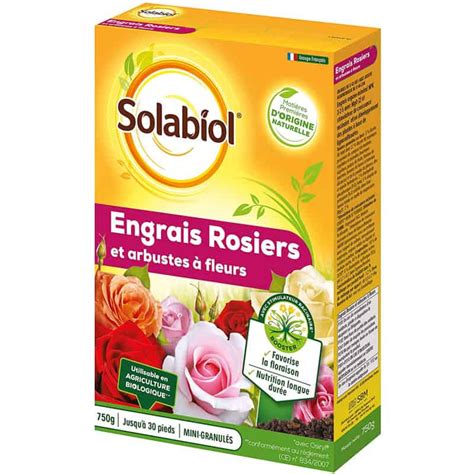 Engrais Bio Rosiers Et Arbustes Solabiol 1 5 Kg SOROSY15