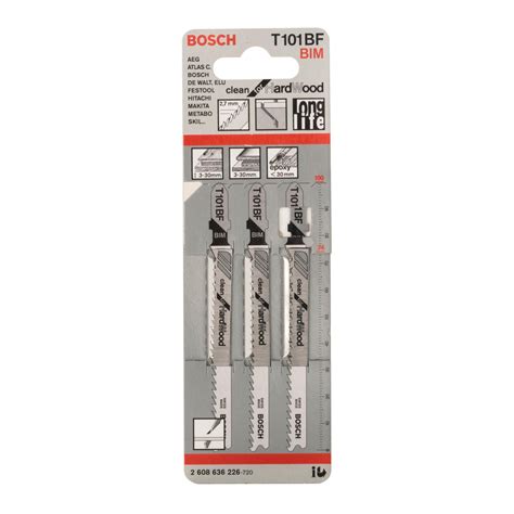 Set Lame Per Seghetto Alternativo BOSCH In Acciaio L 100 Mm 3 Pezzi