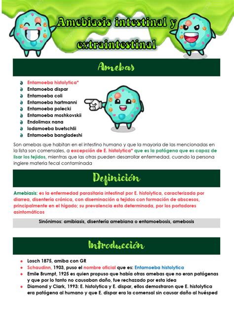 Amebiasis Intestinal Y Extraintestinal Triaje 6 Pdf Especialidades Medicas Medicina Clinica