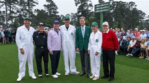 Masters Champion And Honorary Starter Gary Player Of South Africa