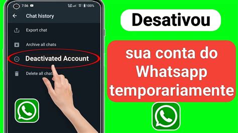 Como Desativar Temporariamente Sua Conta Do Whatsapp Sem Deletar 2023