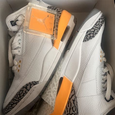 Original Jordan 3 Retro Laser Orange Only Worn Depop