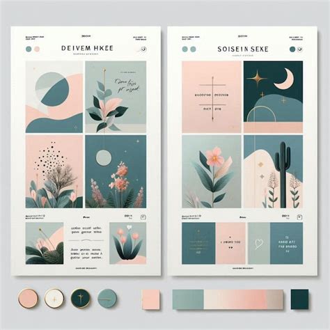 aesthetic portfolio design pictures freepik