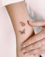 Simbolismo E Delicadeza Mini Tatuagens De Borboletas P Gina De