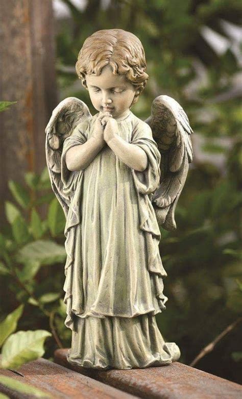 Pin By Vicky Campos Cabrera On Angelitos Angel Statues Angel Garden