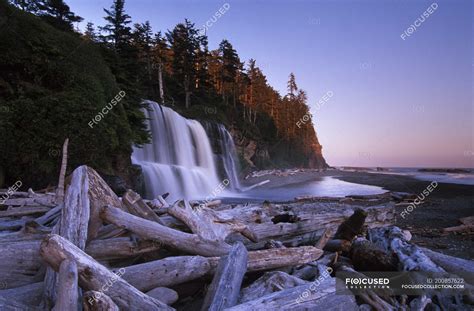 West Coast Trail And Tsusiat Falls In Pacific Rim National Park