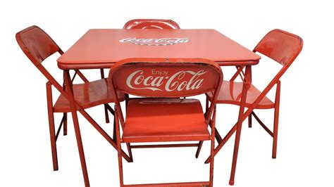 Coca Cola Folding Chairs And Table For Sale At Auction Mecum Auctions