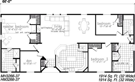 Top 3 Bedroom Mobile Home Layouts Useful – New Home Floor Plans