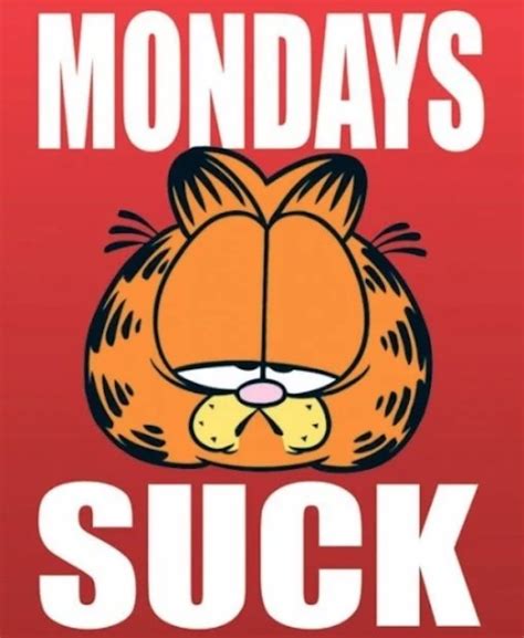 I Hate Mondays Cat Poster