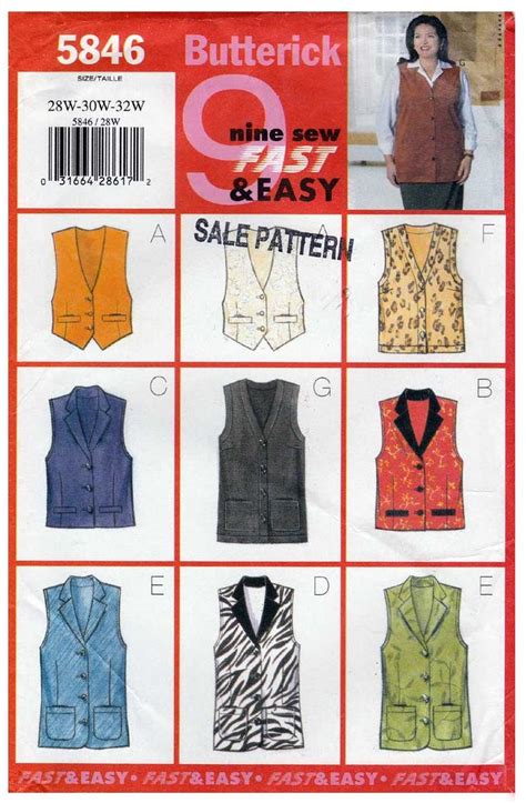 Free Women S Vest Sewing Pattern Web For A Hip Look Or Just To Feel