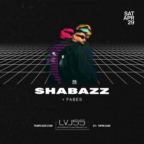 Shabazz LVL 55 Tickets At Temple Nightclub In SF By Temple Nightclub