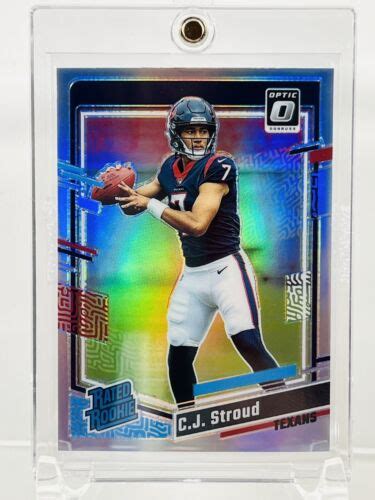 Donruss Optic Cj Stroud Silver Holo Prizm Rated Rookie Rc