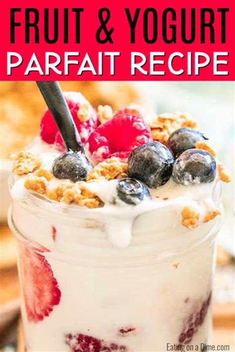 Easy Fruit And Yogurt Parfait Quick And Easy Yogurt Parfait