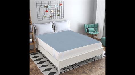 Homestore Yep Waterproof King Size Mattress Protector Sheet With Elastic Straps Grey Size 78