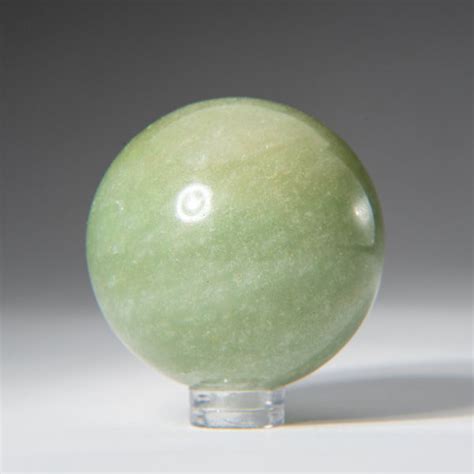 Astro Gallery of Gems Véritable sphère aventurine verte polie véritable