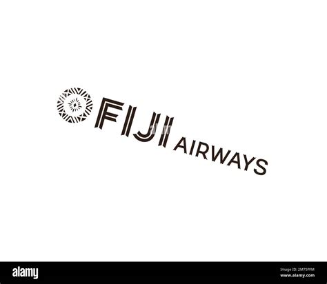 Fiji Airways, rotated logo, white background B Stock Photo - Alamy