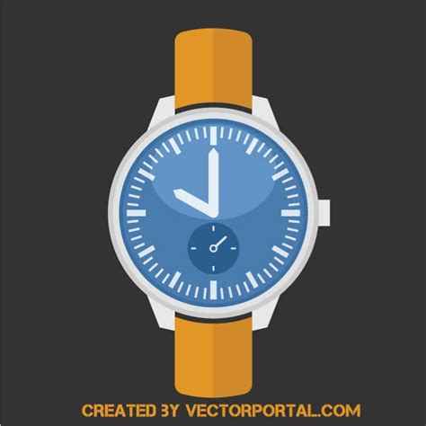 Wrist watch image Royalty Free Stock Vector Clip Art