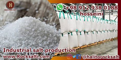 Industrial salt production factory in Iran - Halito Rock salt Group