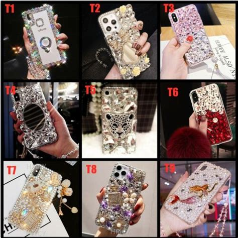 For Motorola Moto E13 Casebling Sparkle Glitter Rhinestones Back Phone Cover Ebay