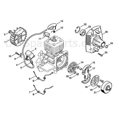 Stihl FS 480 Clearing Saw FS480L Parts Diagram Ignition System