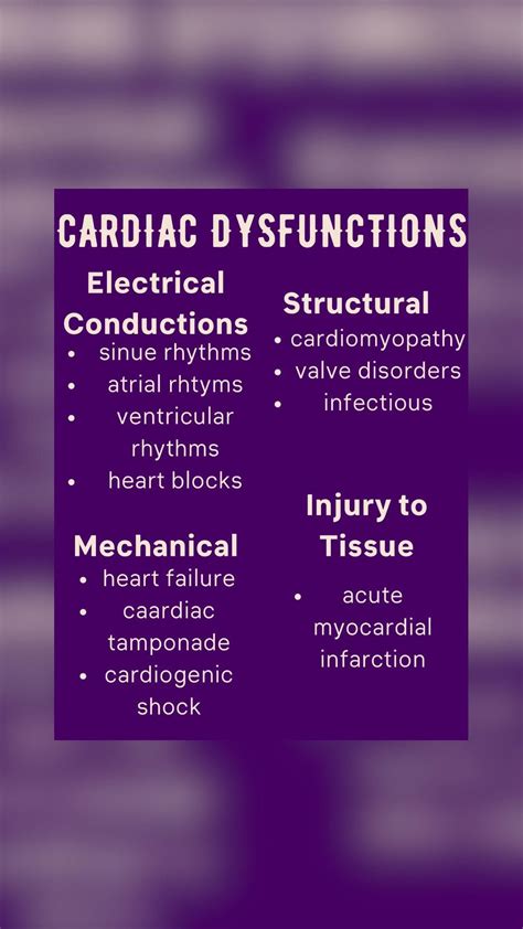 Nursing student cheat sheet cardiac dysfunction cardiology anatomy ...