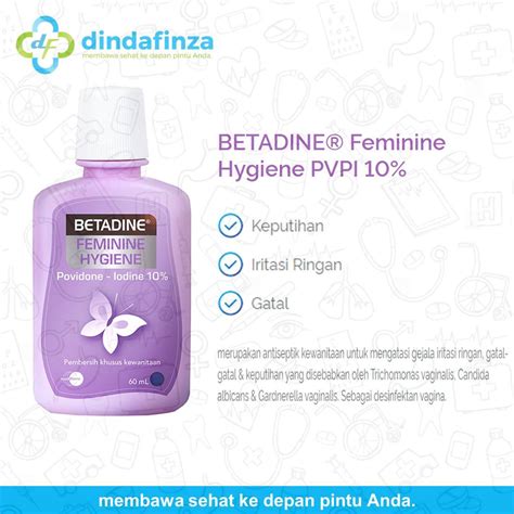 Jual Betadine Feminine Hygiene 60 Ml Sabun Antiseptik Area Kewanitaan