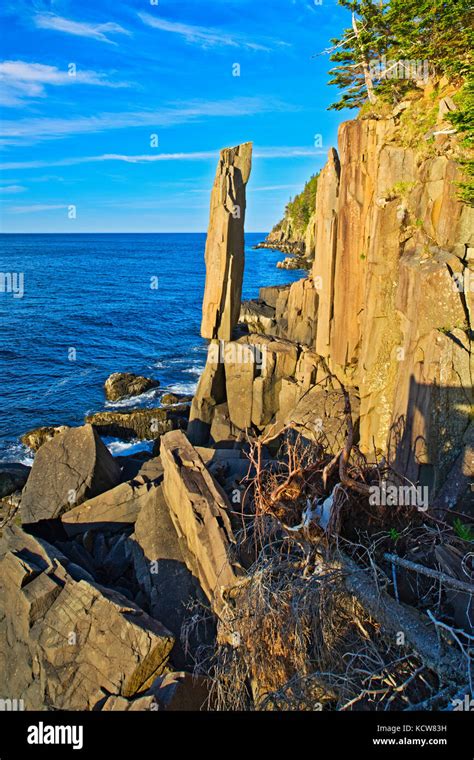 Balancing Rock On The Bay Of Fundy On The Digby Neck Long Island On