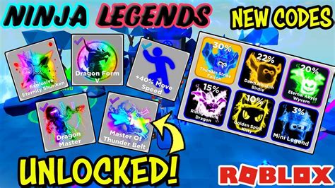 Ninja Legends Update Thunderstorm All New Items Unlocked Newest