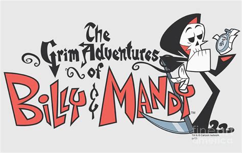 THE GRIM ADVENTURES OF BILLY N MANDY LOGO Digital Art By Judith Koester