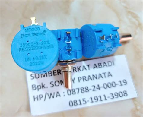 Jual Potentiometer Bourns Ohm Putaran P N S L