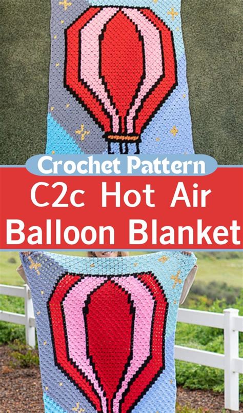 Crochet C C Hot Air Balloon Blanket Yours Patterns