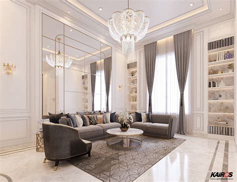 ide interior ruang tamu mewah modern  berkelas