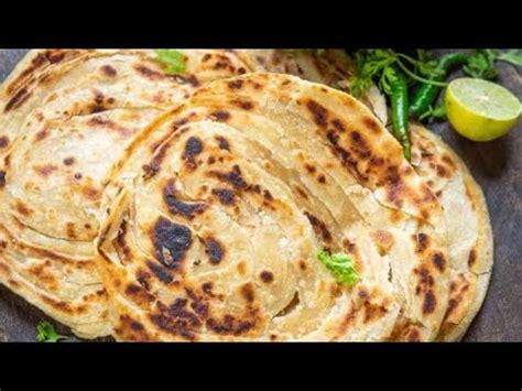 Lachha Paratha Garlic And Corriander Lachha Paratha Quick And Easy