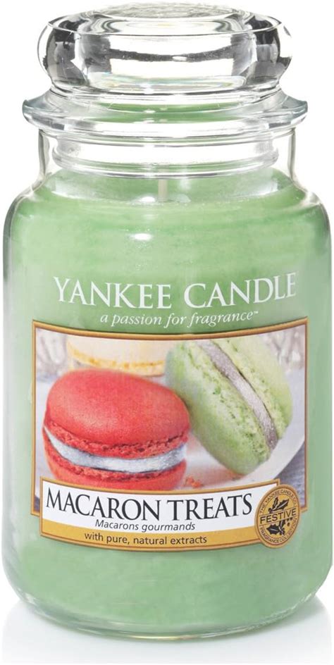 Yankee Candle Bougie Grande Jarre Macarons Gourmands Amazonfr