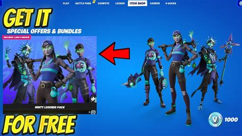 How To Get Minty Legends Pack For Free In Fortnite Minty Legends