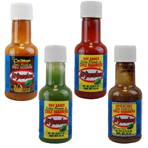 El Yucateco Habanero Hot Sauce Gift Set 1 X Caribbean Habanero 22ml